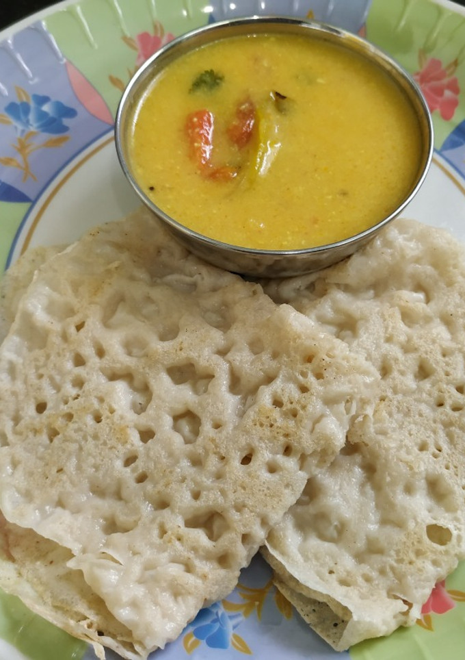 பிரவுன் ரைஸ் நீர் தோசை செய்முறை முக்கிய புகைப்படம்