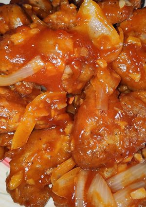 Foto resep Sayap ayam asem manis pedas