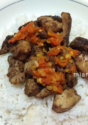 Foto resep Sate ayam sambal korek