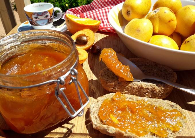 Mermelada de nísperos con un toque de canela y naranja Receta de   Cookpad