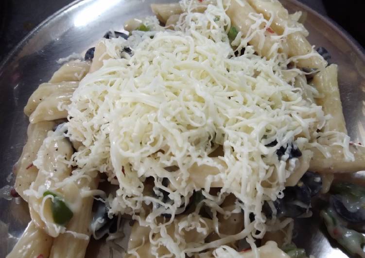 Recipe of Homemade White sauce pasta