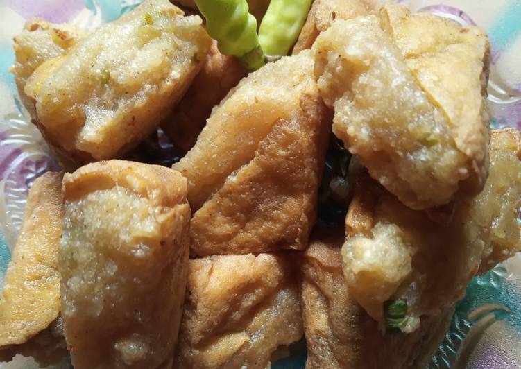 makanan Tahu Aci 😋 Jadi, Enak Banget