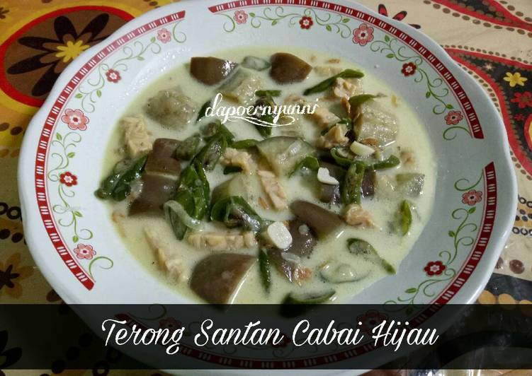 Terong Santan Cabai Hijau