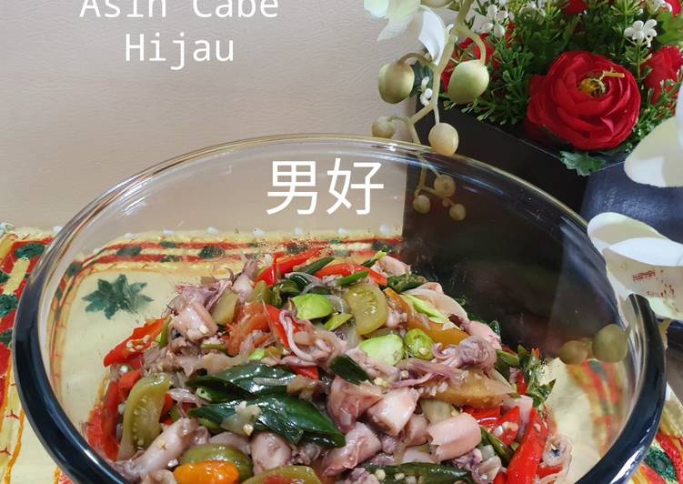 Tumis Cumi Asin Cabe Hijau