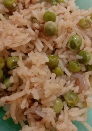 A picture of Peas pulao.