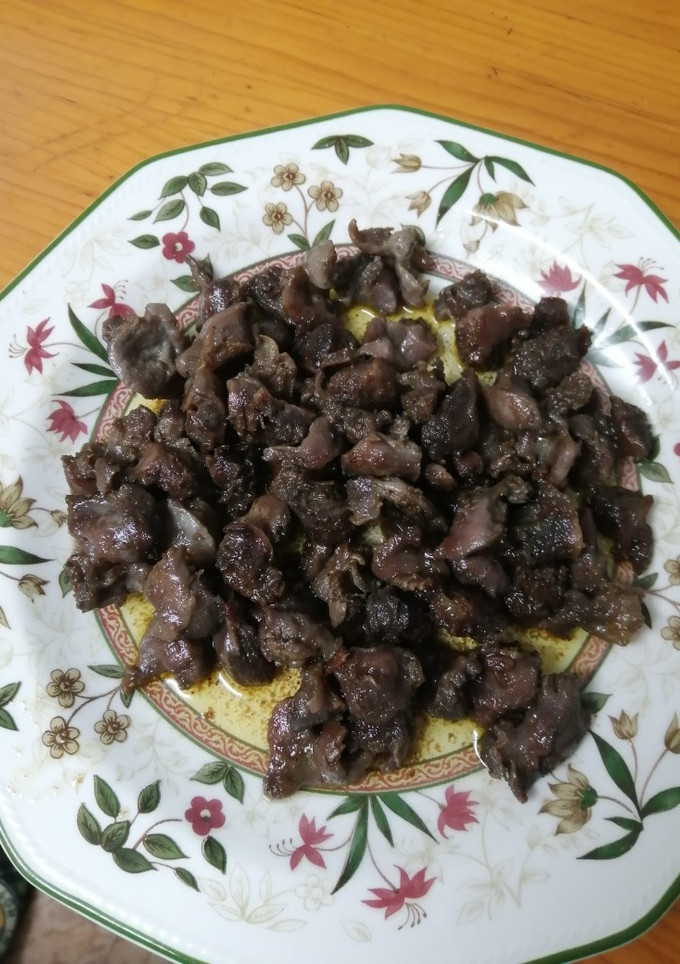 Una foto de Mollejas de pollo sencillas
