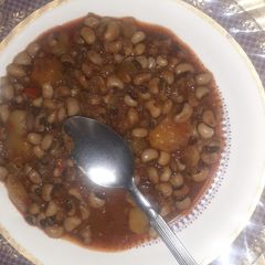 Beans and sweet potatoes porridge A picture of Beans and sweet potatoes porridge.
