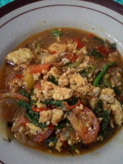 Foto resep Gongso telur sayur kuah