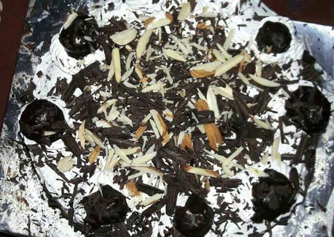 Recipe of Super Quick Black forest cake (my style)