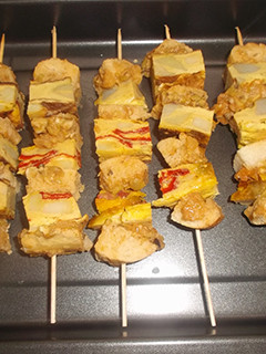 Una foto de Banderillas de tortilla de patatas