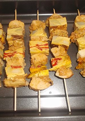 Una foto de Banderillas de tortilla de patatas