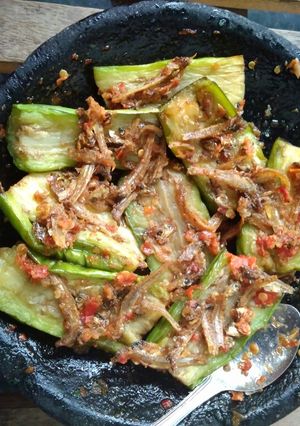 Foto resep Sambel gobang terong teri