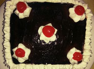 Una foto de Tarta selva negra