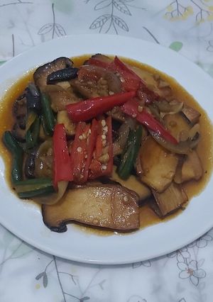 Foto resep Tumis Jamur King Oyster