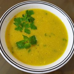 Sweet corn spicy soup A picture of Sweet corn spicy soup.