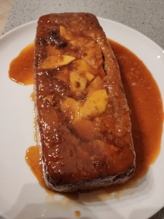 Una foto de Pudín de manzanas