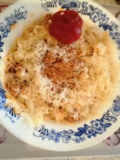 Bolognai tészta Paradicsomos 🍅🥗darált húsos tészta 🍅🐖 🌶🌱 recept fotója