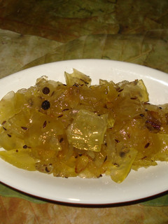 A picture of Raw Papaya Murrabba.