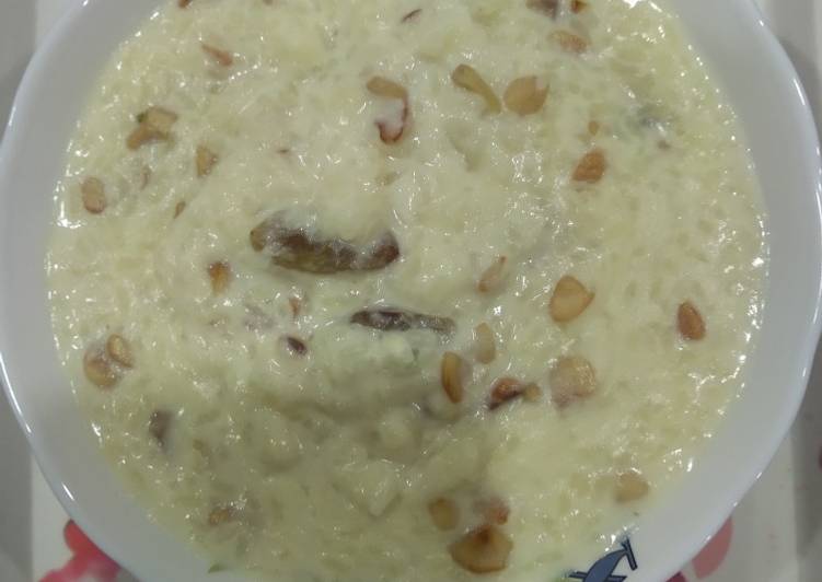 Rice kheer Or chaler payas