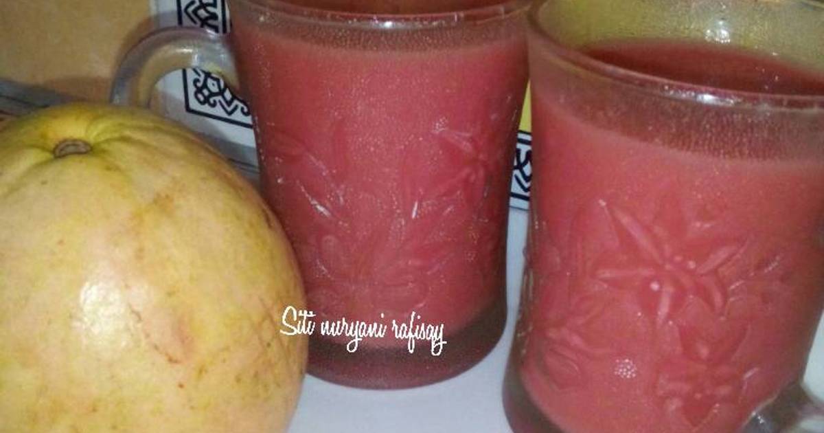 Resep Jus Jambu Biji Merah Oleh Siti Nuryani Rafisqy Cookpad