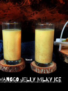 Foto resep Manggo Jelly Milky Ice