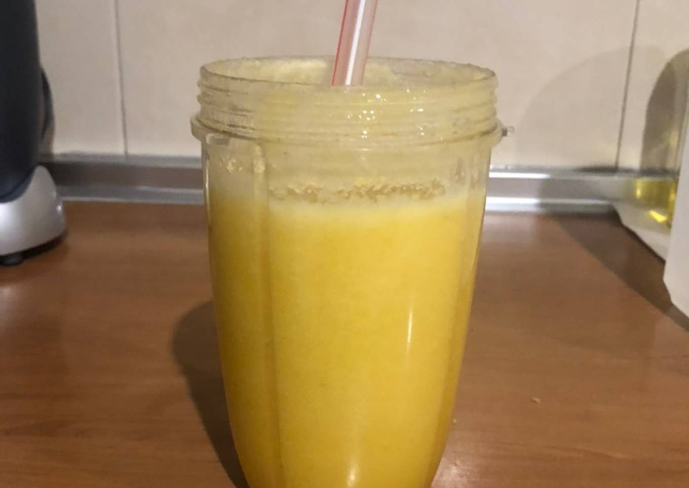 Batido de manzana y naranja