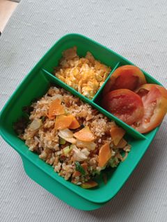 Foto resep Nasi Goreng Wortel dan Sawi (MPASI 12 bulan)