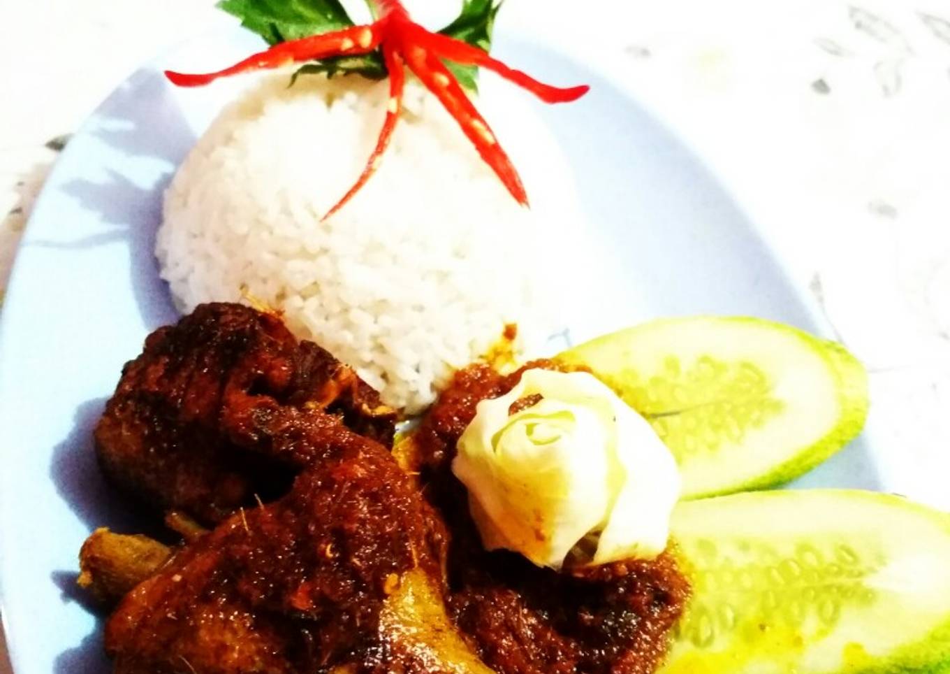 Nasi bebek madura sakera