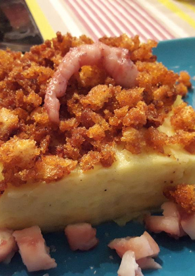 Una foto de Coulant de patata y pulpo