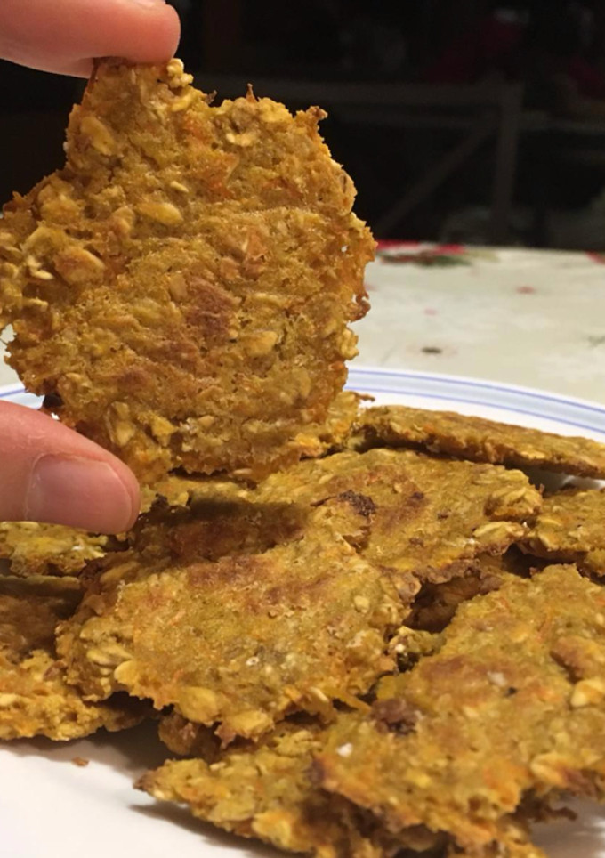 Una foto de Galletas fit de zanahoria y avena