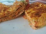Una foto de omelette de lechuga