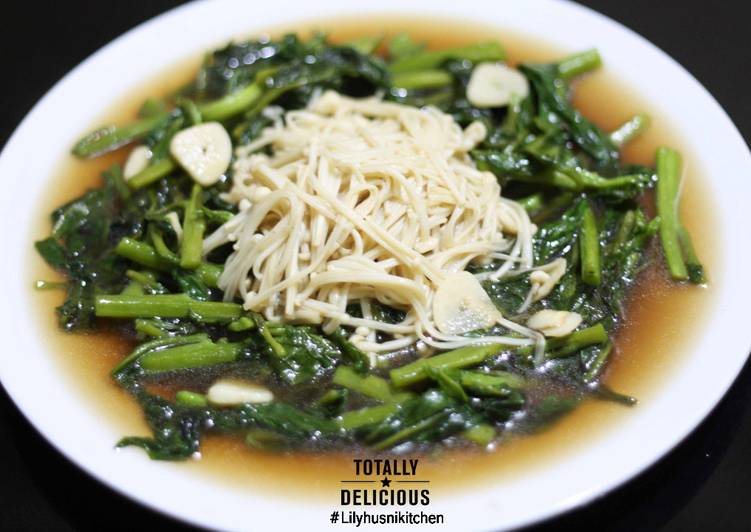  Resep  Kangkung jamur  enoki  oleh Lilyhusnikitchen Cookpad