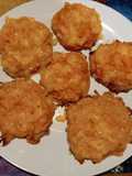 Buñuelos de zanahoria y queso