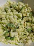 Ensalada de manzana verde +apio+palta