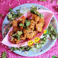 A picture of Sindhi style Gram flour (besan)ki sabji.