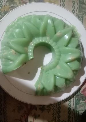 Foto resep Agar agar hongkue pandan