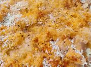 A picture of macaroni and tuna casserole