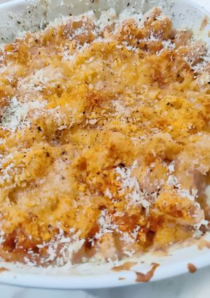 A picture of Tuna Noodle Casserole.