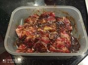 Gambar daging brisket slice