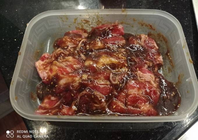 Resep Bumbu grill/ bakar daging slice ala Hanamasa, Menggugah Selera
