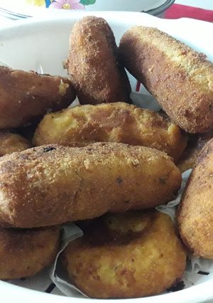 Una foto de Bombitas de papa rellenas