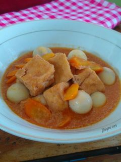 Foto resep Gulai Tahu Telur Puyuh