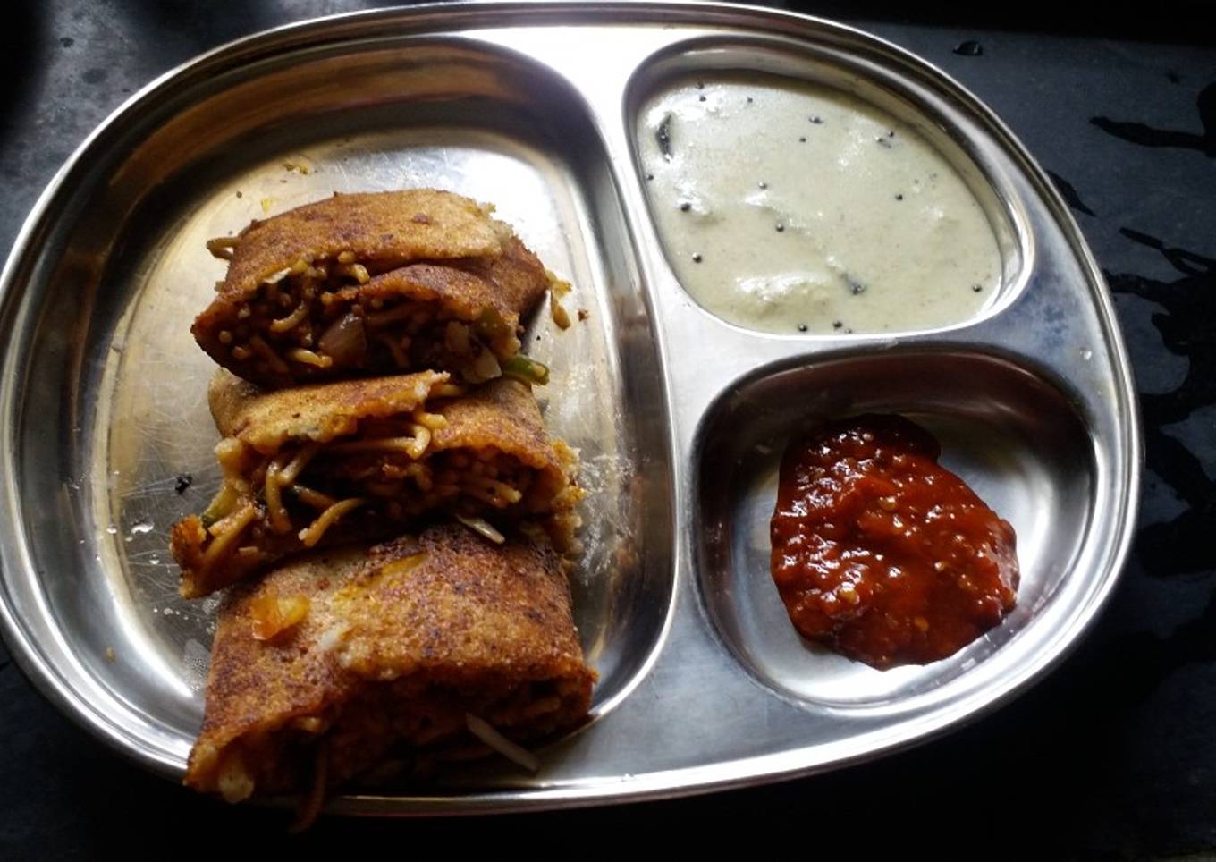 Street Style Chinese noodles dosa