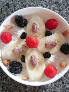 A picture of Overnight oats.