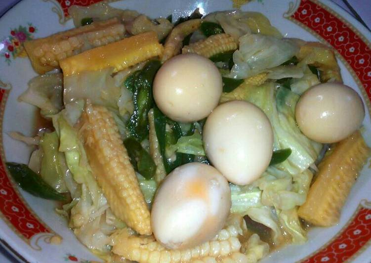 Resep Putren Telor Puyuh Cabe Ijo  oleh Linda Diana 