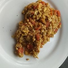 A picture of Tomato scrambled eggs.
