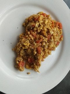 A picture of Tomato scrambled eggs.