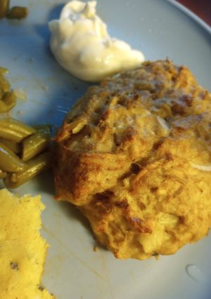 A picture of Tuna Casserole Patties, Baked.