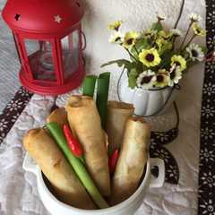 รูปของ Lumpia Ayam, Rebung dan water chestnut