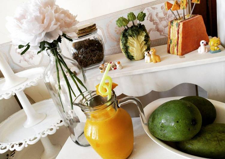 Resep: Manggo float yang Gurih